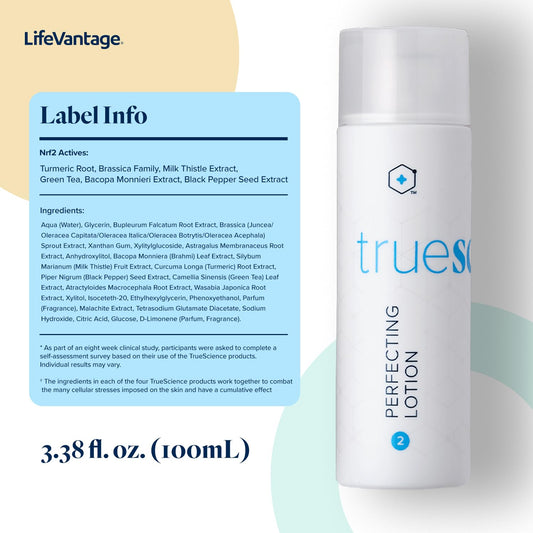 Lifevantage - Face Lotion Truescience Revitalizing - Adds Radiance To Dry Skin With Hybrid Serum, Facial Lotion And Nrf2 Actives - 100Ml