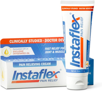 Healthy Directions Instaflex Pain Relief Cream Delivers Clinically Studied Pain Relief from Arthritis, Back Pain, Strains and Joint and Muscle Pain (4 oz)