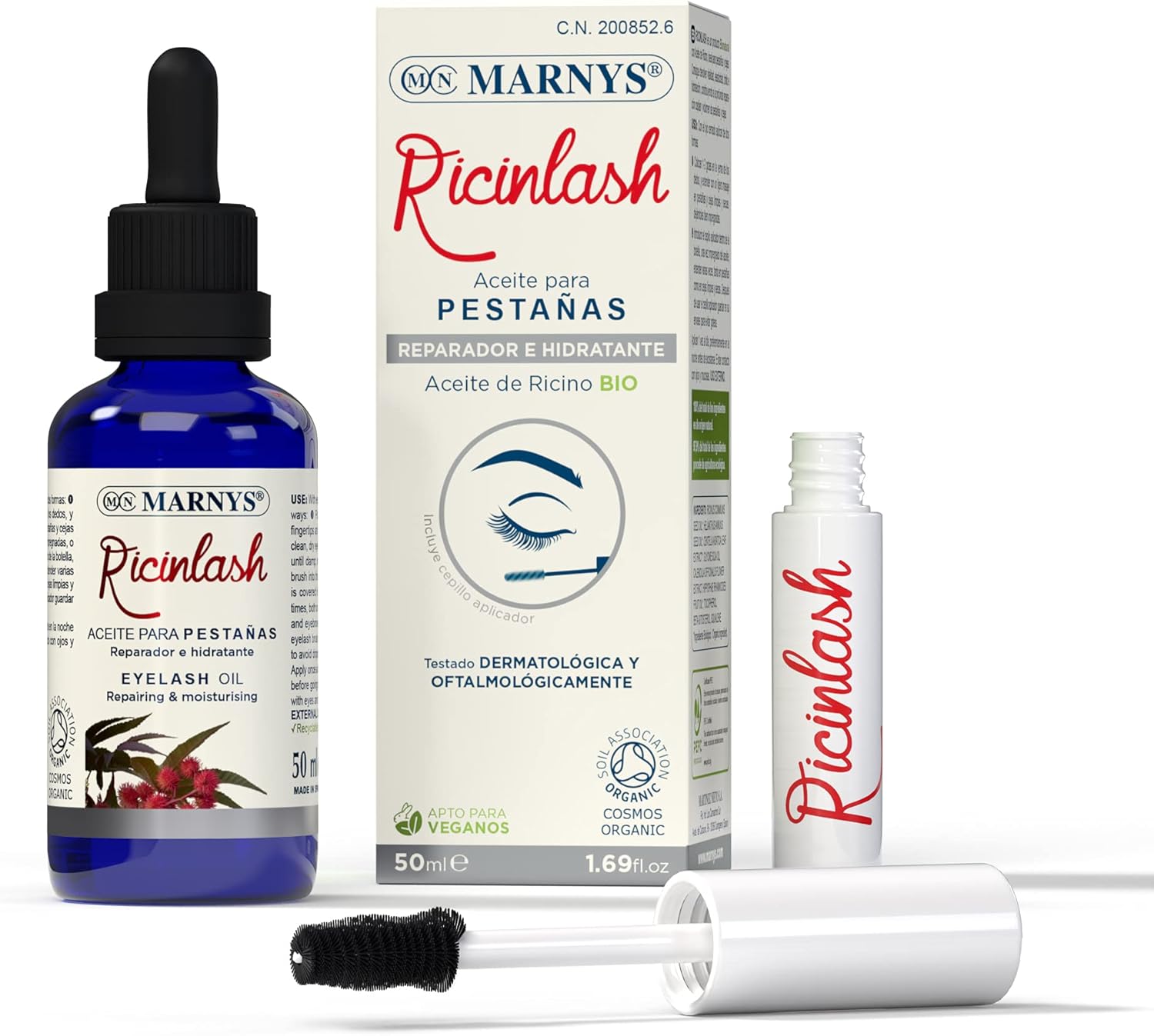 Marnys Ricinlash 50Ml - Aceite De Ricino Con Aplicador