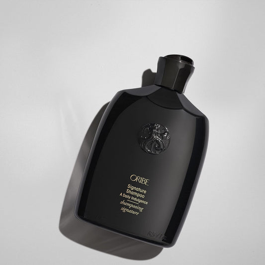 Oribe Signature Shampoo, 8.5 oz with Oribe Signature Conditioner, 6.8 oz and Oribe Rough Luxury Soft Molding Paste