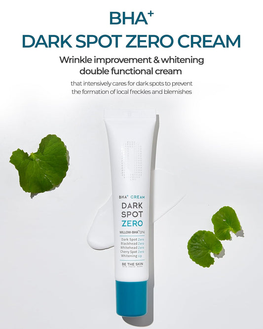 Bha+ Dark Spot Zero Cream - Pore Minimizer Face Moisturizer With Niacinamide, Tranexamic Acid - For Evens Skin Tone, Pore Tightening, Barrier Strenghtening, 1.01Oz