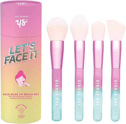 Yes Studio Eye Let'S Face It Make Up Brush Set - 4 Brushes