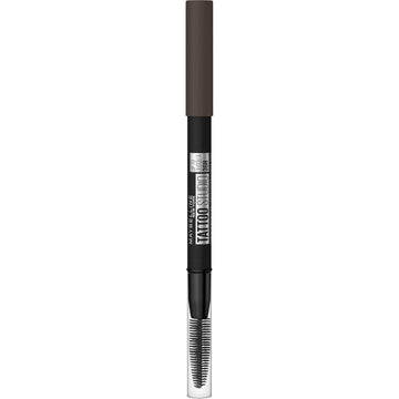 Maybelline Tattoostudio Waterproof Eyebrow Pencil, Sharpenable, Longwear, Long Lasting Eyebrow Pencil, Defined Brows, Pigment Brow Pencil, Black Brown, 1 Count