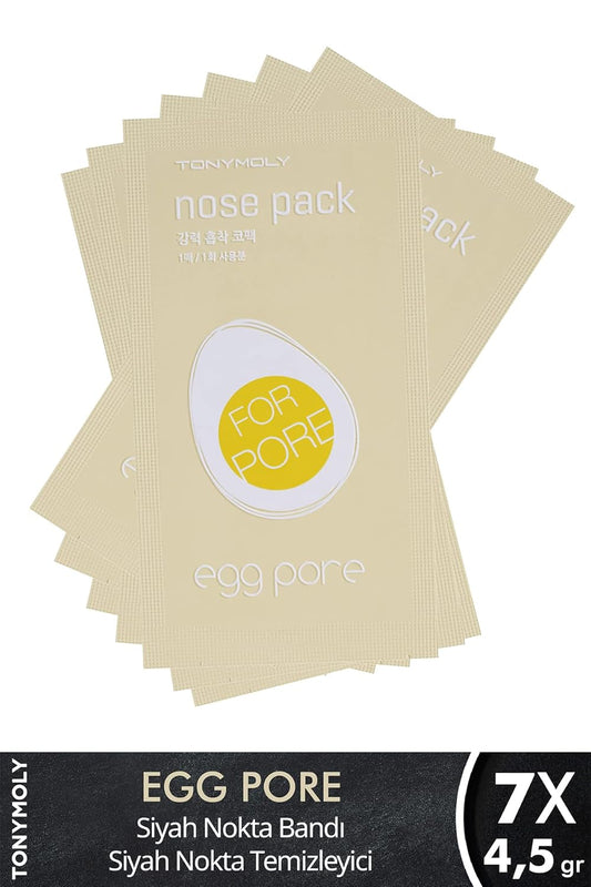 Tonymoly Egg Pore Nose Pack Package Sheets