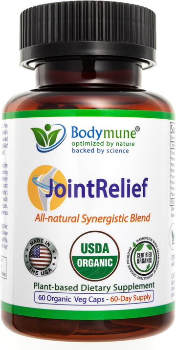 Jointrelief Joint Support Supplement, 60-Day Supply, Joint Health Supplement, Joint Supplements For Joint Mobility Anti Inflammatory Supplement Organic All-Natural Vegan Non-Gmo Gluten-Free