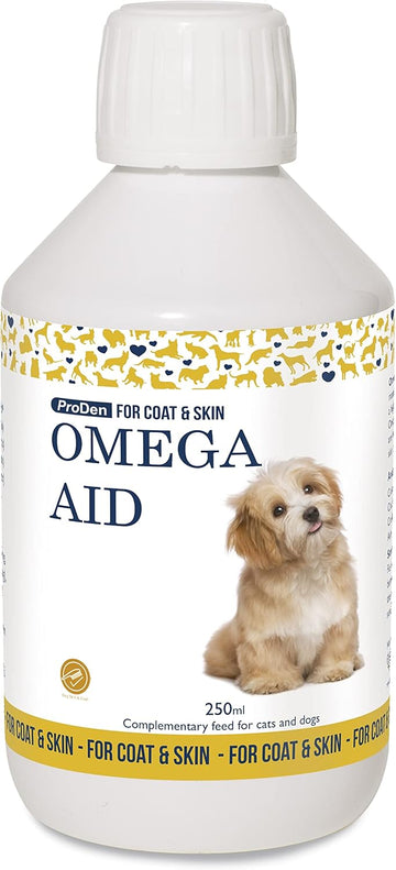Swedencare UK OmegaAid Omega 3 Supplement 250 ml for Dogs and Cats, Skin and Coat Supplement?FP0106