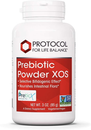 Protocol Prebiotic Powder XOS - 1.55g per Serving - Intestinal Flora - Supports GI Tract & Gut Health* - Kosher & Non-GMO - 3 oz