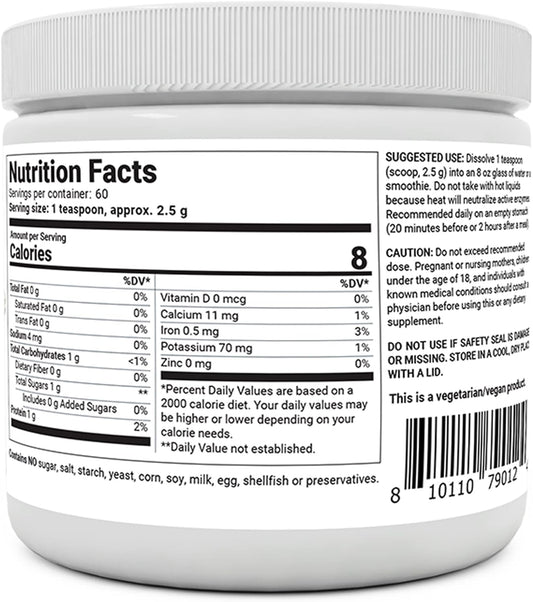 Dr. Berg'S Wheatgrass Superfood Powder - Raw Juice Organic Ultra-Concentrated Rich In Vitamins And Nutrients - Chlorophyll And Trace Minerals - 60 Servings - Gluten-Free Non-Gmo - 5.3 Oz (1 Pack)