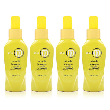 It'S A 10 Haircare Miracle Leave-In Conditioner For Blondes 4 Oz (Pack Of 4)