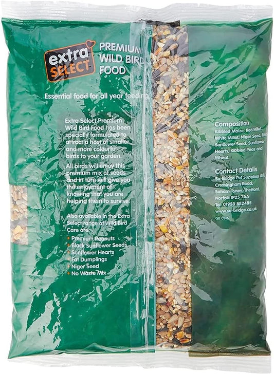 Extra Select Premium Wild Bird Food, 1 kg?01WBFB1