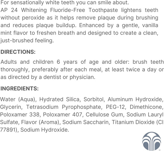 Nu Skin AP 24 Whitening Fluoride-Free Toothpaste