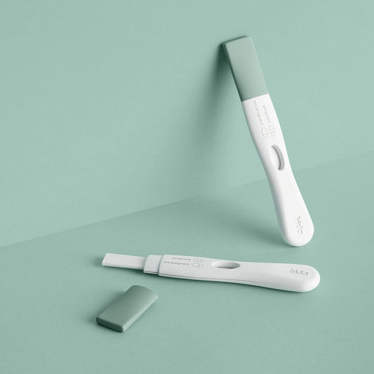 Frida Fertility Early Detection Pregnancy Test - Over 99.9% Accurate, Early Results + Detects in 3 Minutes, Simple + Easy to Use - 2 Tests, White