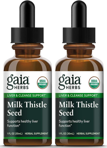 Gaia Herbs Milk Thistle Seed, 1- Bottle (Pack Of 2)