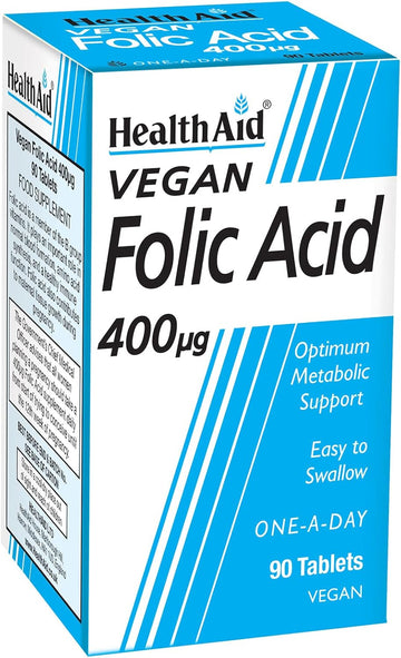 Healthaid Folic Acid 400G - 90 Tablets