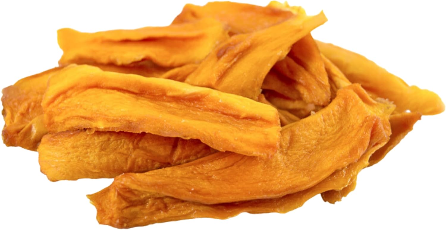 Sussex Wholefoods Organic Mango Slices 1Kg - Naturally Sweet, Healthy Snack, Premium Quality