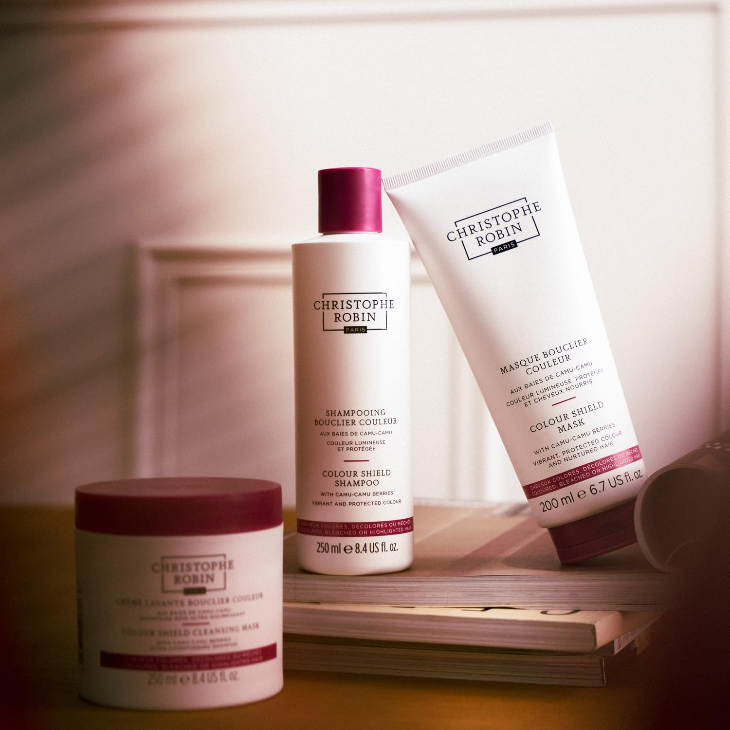 Christophe Robin Color Shield Cleansing Mask With Camu Camu Berries For Color-Treated Hair - Low-Foaming 8.4 Fl. Oz : Beauty & Personal Care