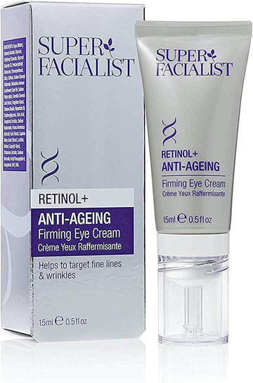Super Facialist Retinol+ Anti-Ageing Serum - Retinol Serum With With Hyaluronic Acid & Collagen Boosting White Lupin Seeds For Fine Lines & Wrinkles, Vegan Friendly, 30Ml