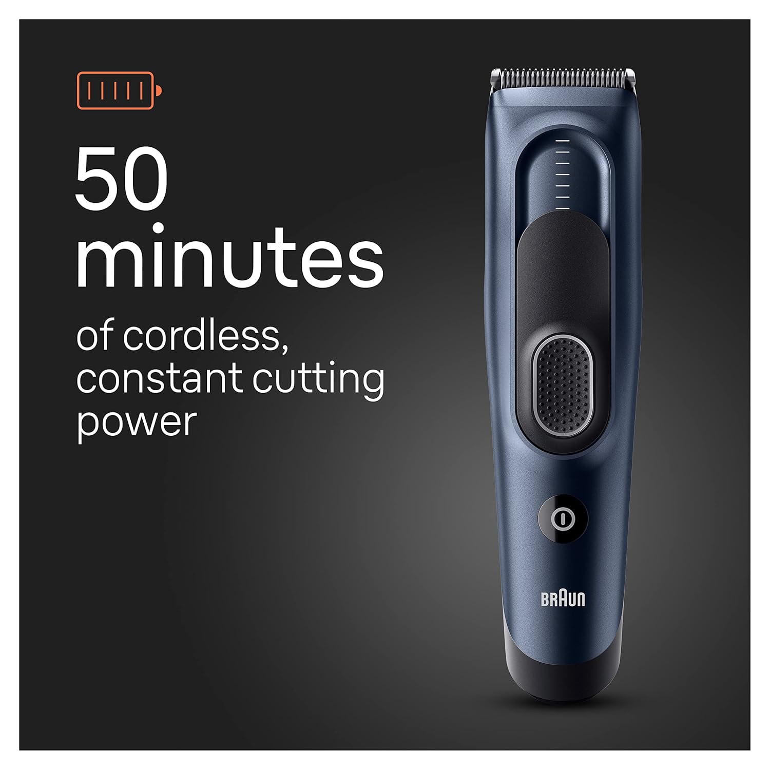 Braun Hair Clippers Series 5 5350, Hair Clippers for Men, Hair Clip from Home with 17 Length Settings, Incl. Memory SafetyLock Recall Setting, Ultra-Sharp Blades, 2 Combs, Pouch, Washable : Beauty & Personal Care