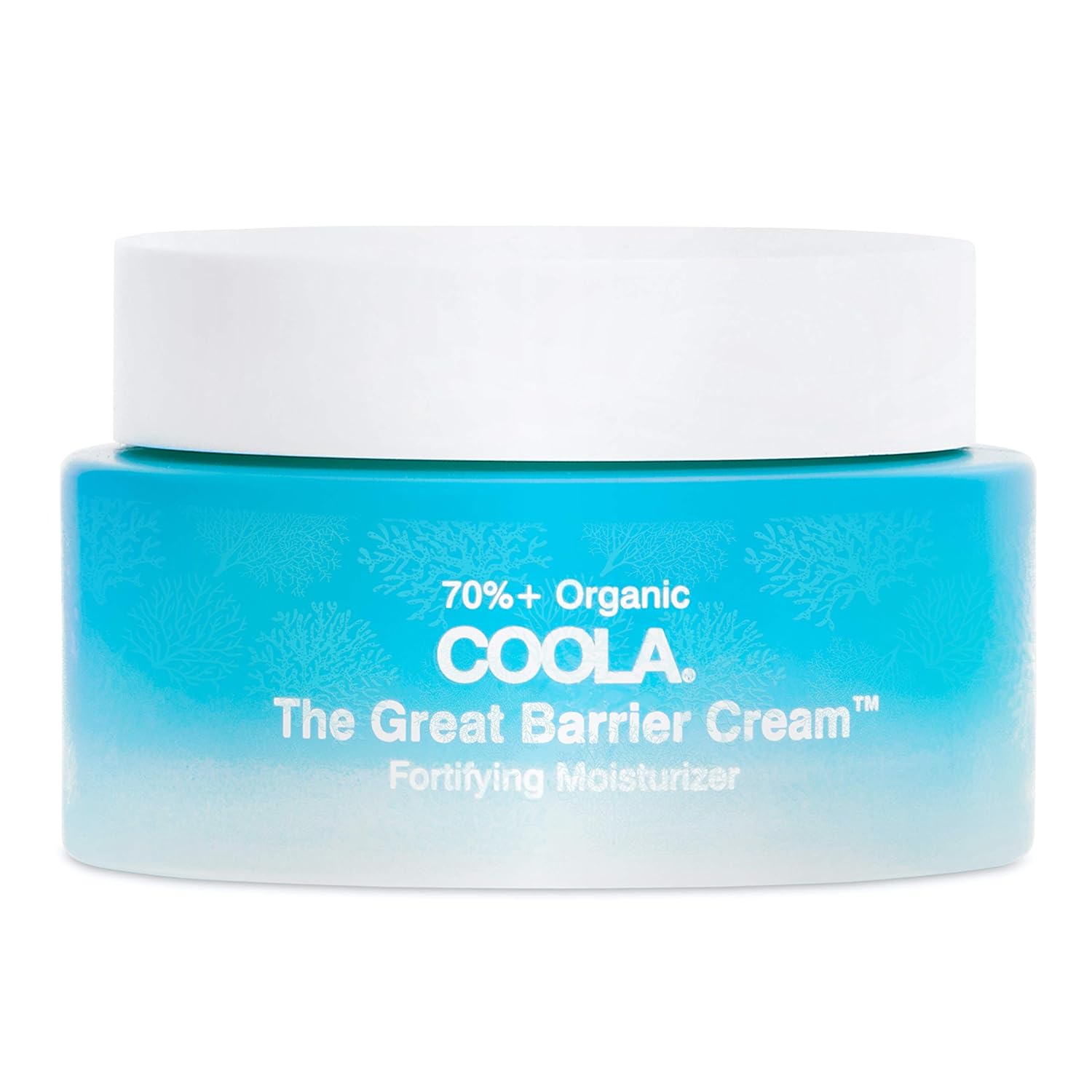 Coola Organic The Great Barrier Cream Face Moisturizer, Dermatologist Tested Skin Barrier Protection, Vegan And Gluten Free, 1.5 Fl Oz