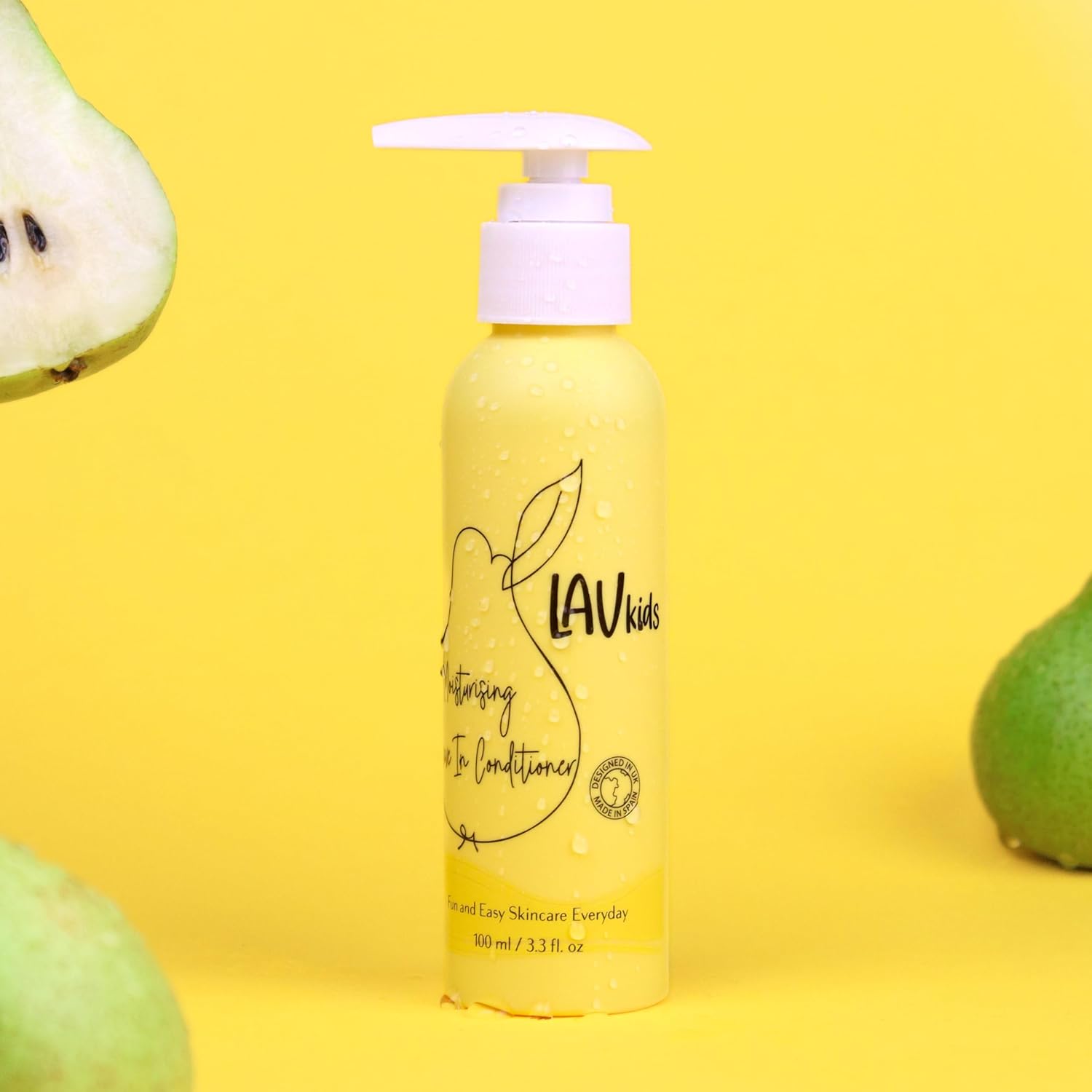 Lav Kids Natural Hair Care Bundle For Daily Use, Algae Extract And Moisturizing In Mesh Bag (3)