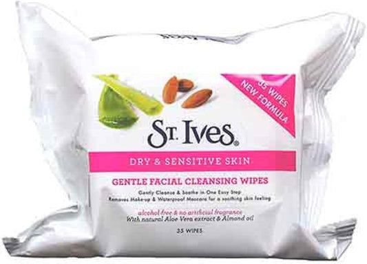 St. Ives Gentle Face Cleansing Wipes, 35 Wipes