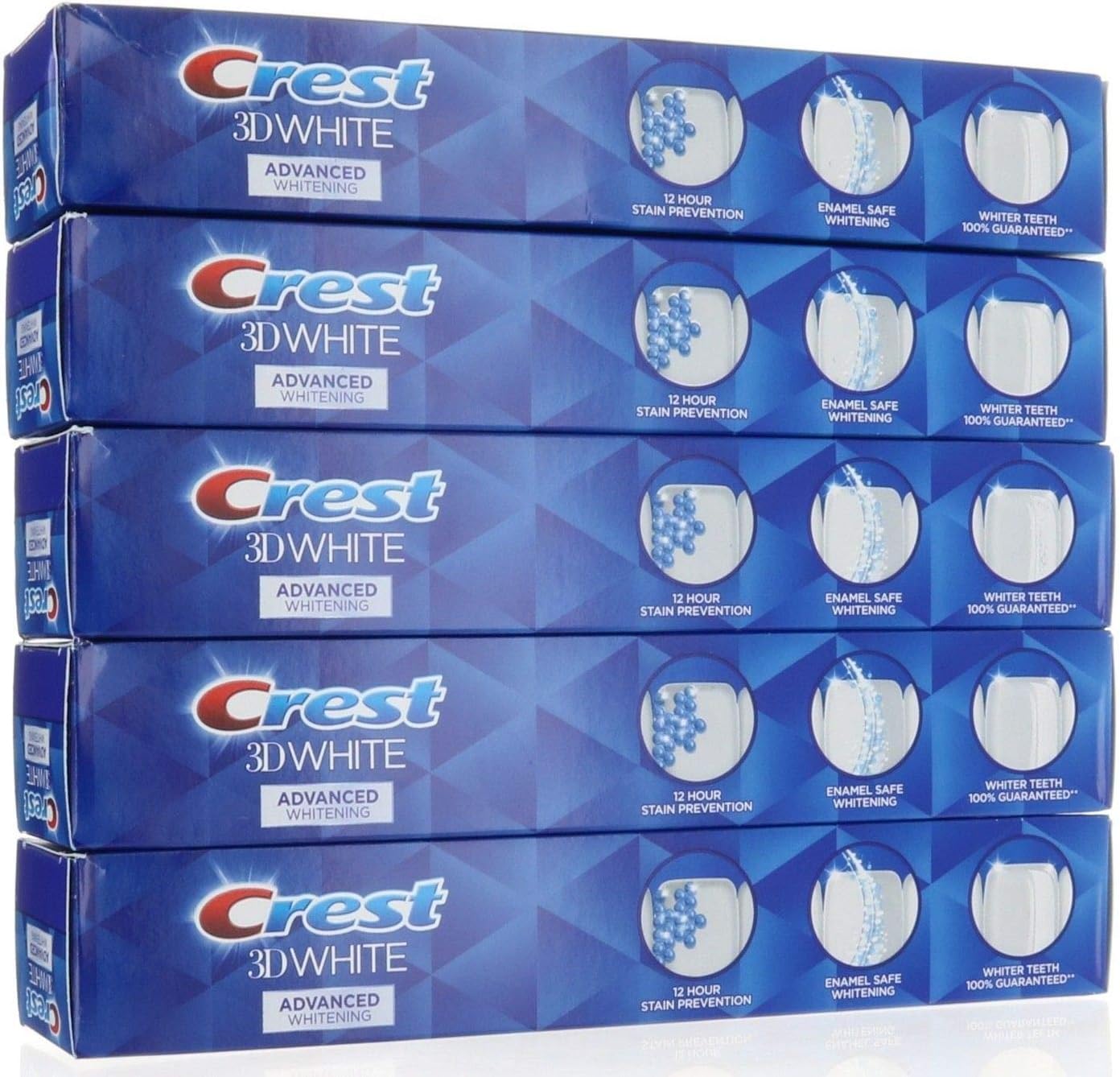 Crest 3D White Advanced Whitening Fluoride Toothpaste