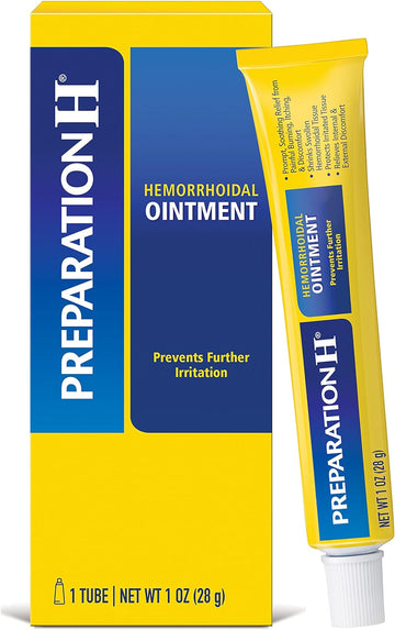 Preparation H Hemorrhoid Ointment, Itching, Burning and Discomfort Relief - 1 Oz Tube