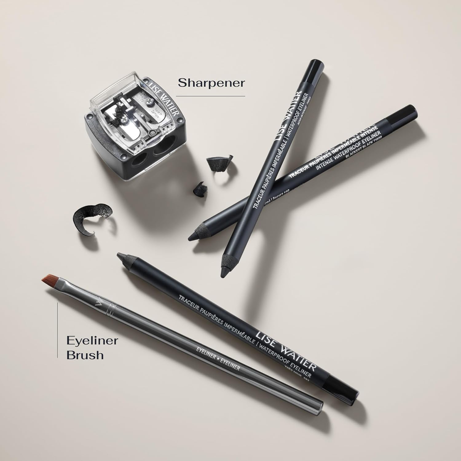 Lise Watier Intense Waterproof Eyeliner, Anthracite/Dark Gray, 0.04 Oz