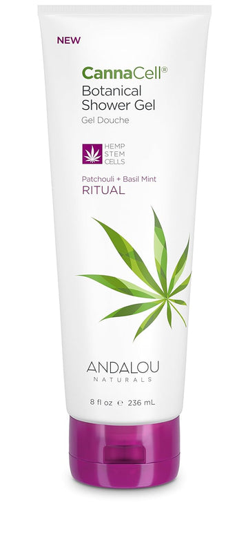 Andalou Naturals Cannacell Shower Gel, Ritual, 8 Fl Oz