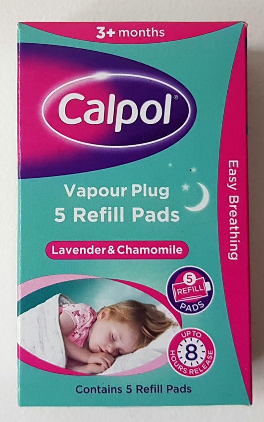 Calpol Refill Pads Fo Vapour Plug & Nightlight 5 Per Pack