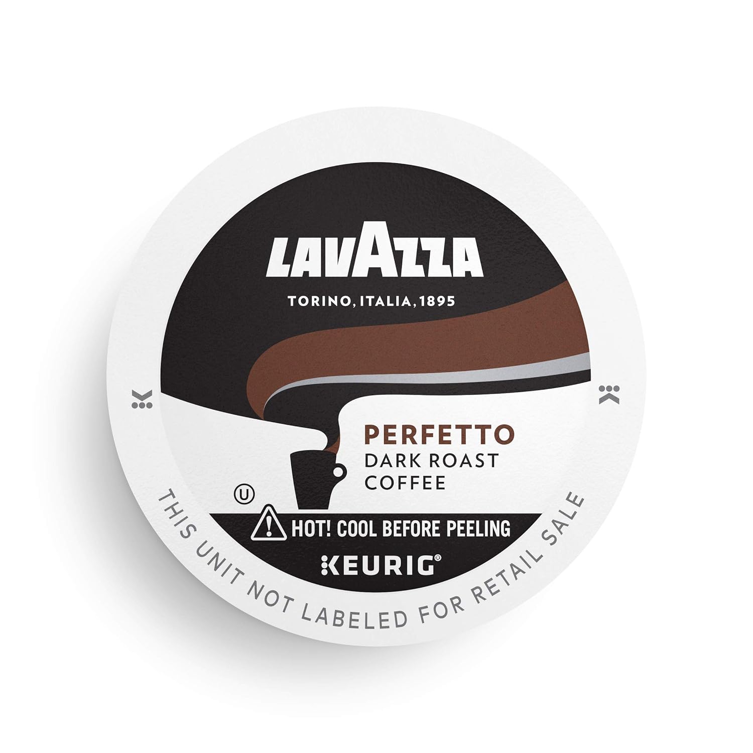 Lavazza Perfetto Single-Serve Coffee K-Cup® Pods for Keurig® Brewer, 16 Count, Full-bodied dark roast with bold, dark flavor and notes of caramel, 100% Arabica