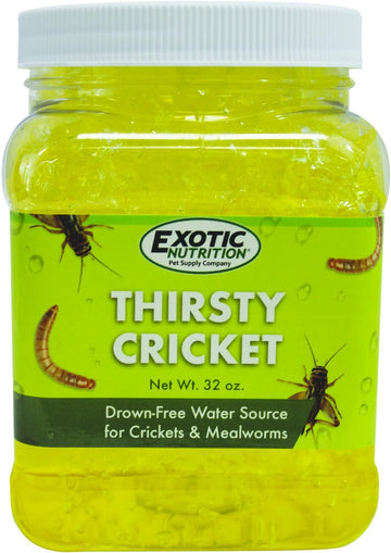 Exotic Nutrition Thirsty Cricket Gel (2 Lb.) - Calcium-Enriched Alternative Water Source For Crickets And Mealworms