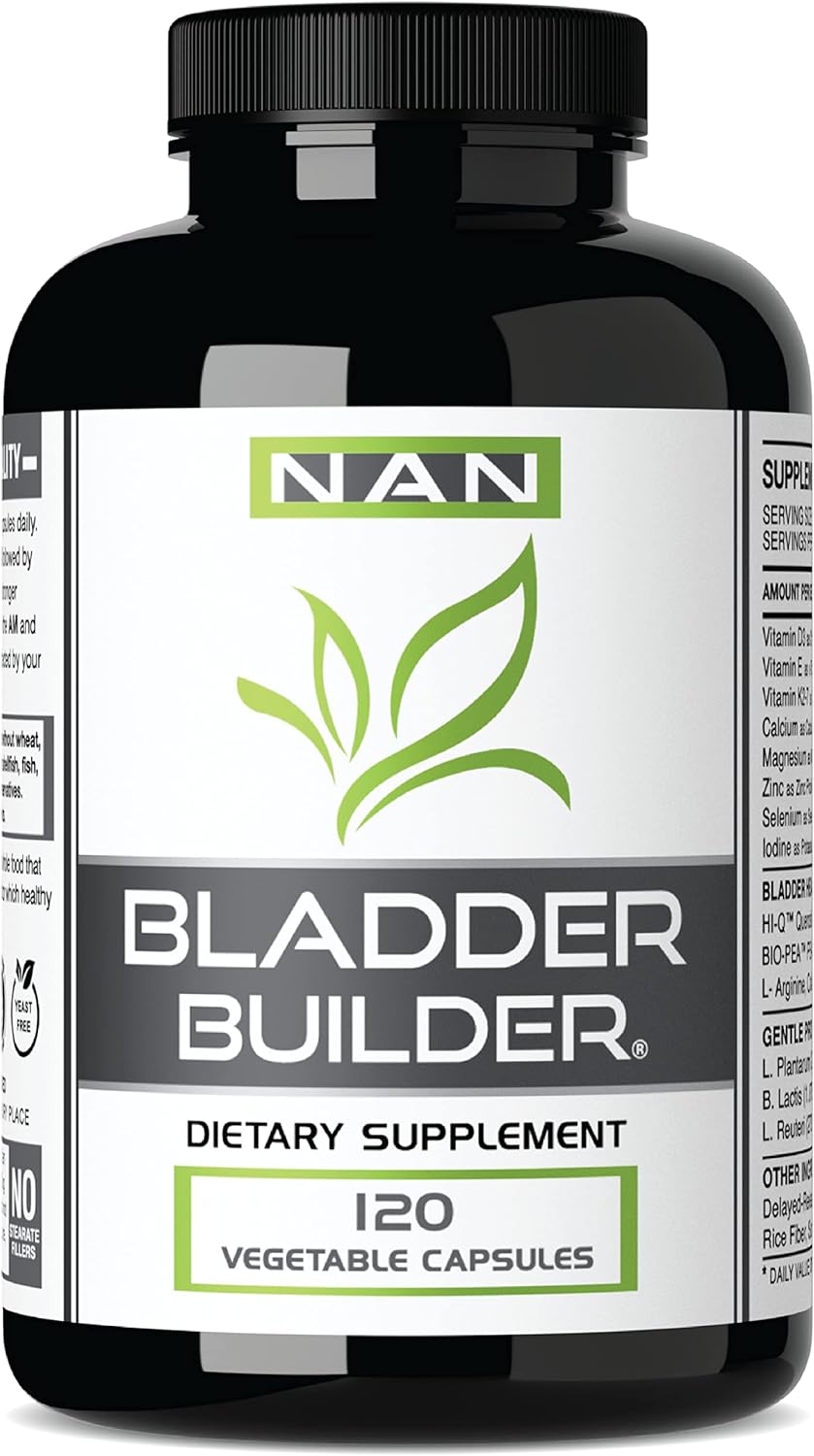 BLADDER BUILDER 120 Capsules | For Recurring Bladder Discomfort and Urinary Tract Health | Made in the USA