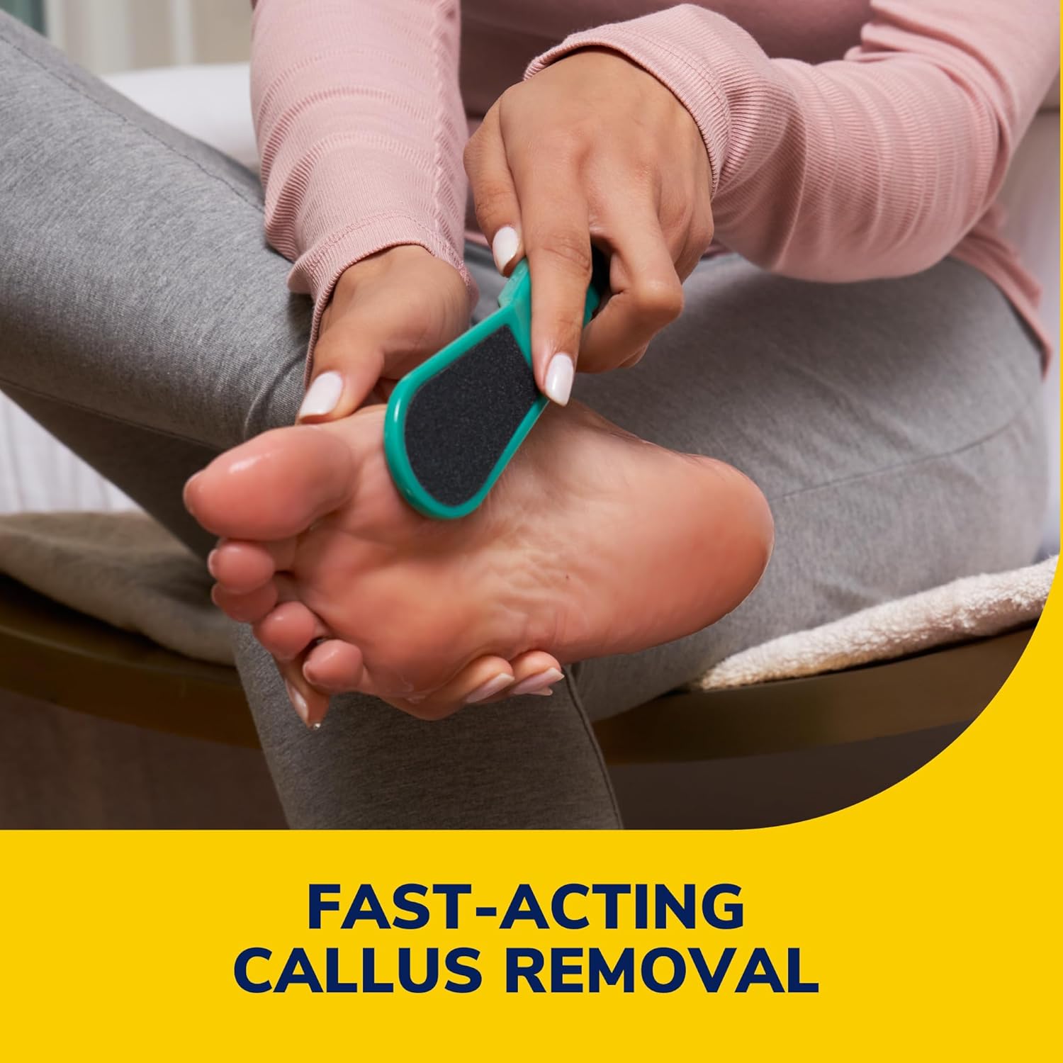 Dr. Scholl'S Fast Acting Callus Remover Gel Kit, Hard Skin Removal, Smooth Soft Feet In Minutes, Salon Professional Formula, Mess Free Application, Exfoliating Foot File Pedicure Tool Included : Health & Household