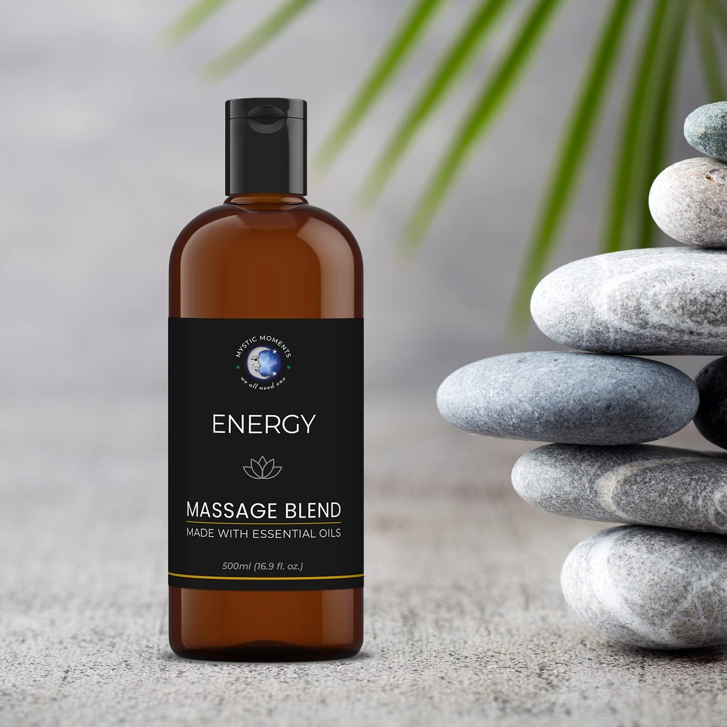 Mystic Moments | Energy Aromatherapy Massage Oil Blend 1 Litre - Natural Massage Blend Made With Essential Oils for Spa & Massage Therapy : Amazon.co.uk: Health & Personal Care