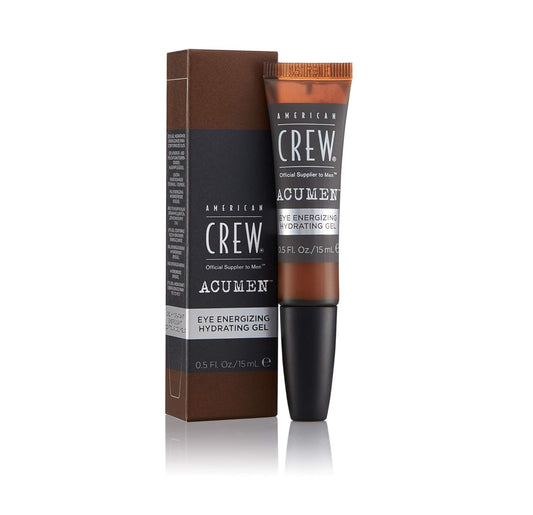 American Crew Men's Eye Hydrating Gel, Energizing Oil-Free Gel to Minimize Puffiness and Reduce Dryness, 0.5 Fl Oz