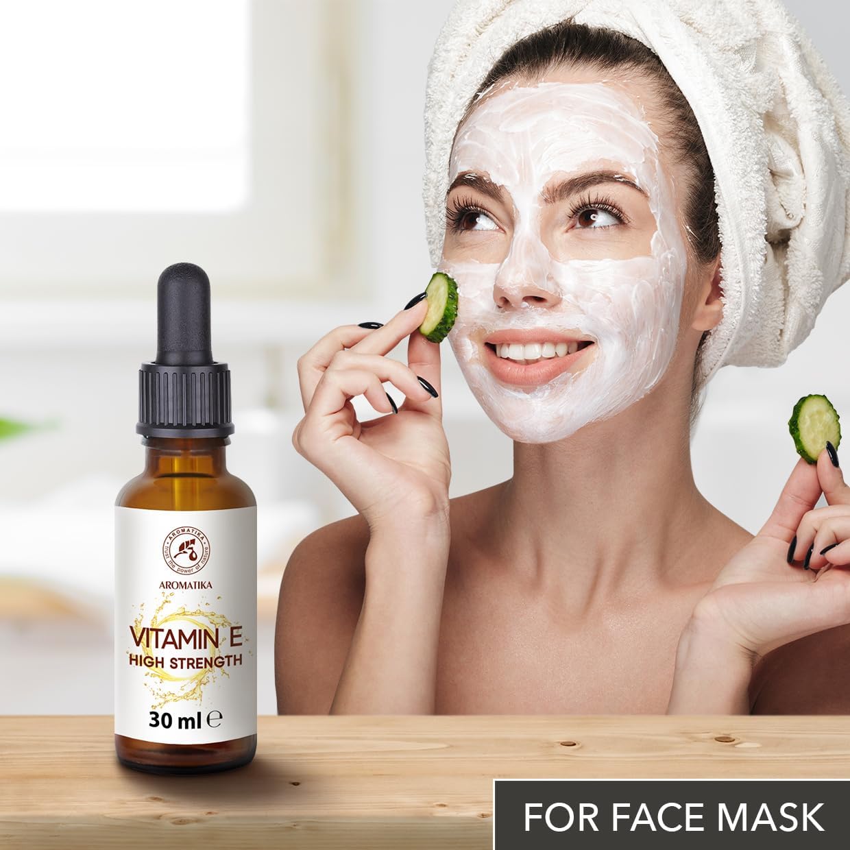 High Strength Pure Vitamin E 30 Ml - Vitamin E Drops - Natural - Cosmetic Base - Vitamin E For Skin Care - For Face - Skin - Hair - Nails - Lips - Beauty