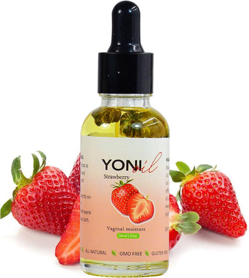 Strawberry Feminine Oil Yoni Essential Oil 1.02 Fl Oz, for Women Ph Balance & Remove Odor, Vaginal Oil for Vaginal Moisturizer