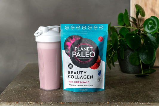 Beauty Marine Collagen Powder - Nourishes Hair, Skin & Nails, Bone & Joint Support, Easy To Mix (Strawberry, 231G)