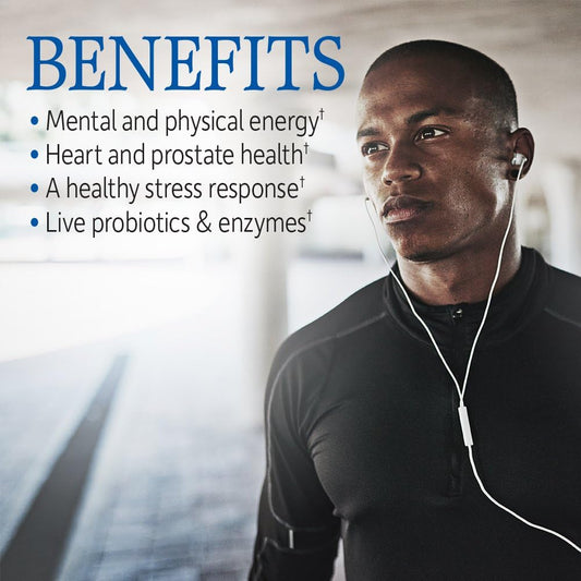 Garden Of Life Vitamin Code Whole Food Multivitamin For Men - 240 Capsules, Vitamins For Men, Fruit Veggie Blend And Probiotics For Energy, Heart, Prostate Health, Vegetarian Men'S Multivitamins