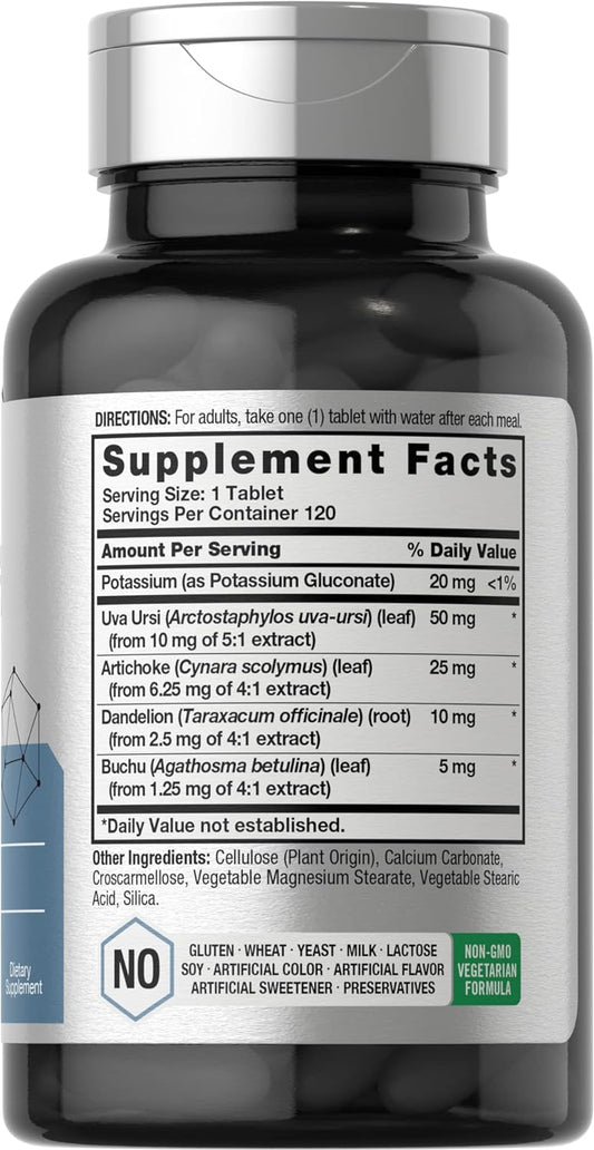 Horbäach Water Pills | Super Strength | 120 Tablets | Vegetarian, Non-GMO & Gluten Free Supplement