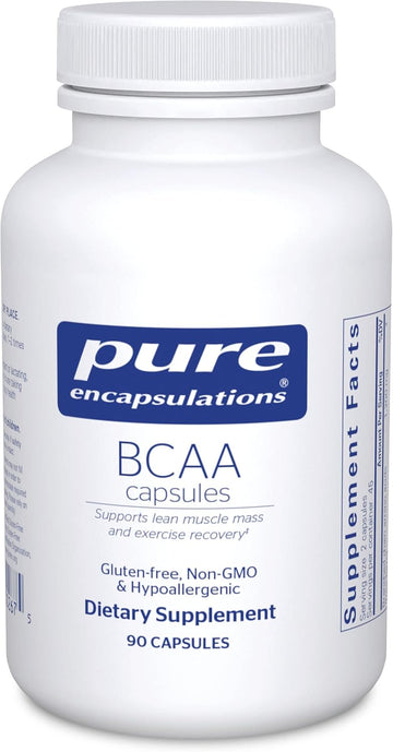 Pure Encapsulations Bcaa Capsules | Hypoallergenic Supplement To Support Muscle Function During Exercise* | 90 Capsules