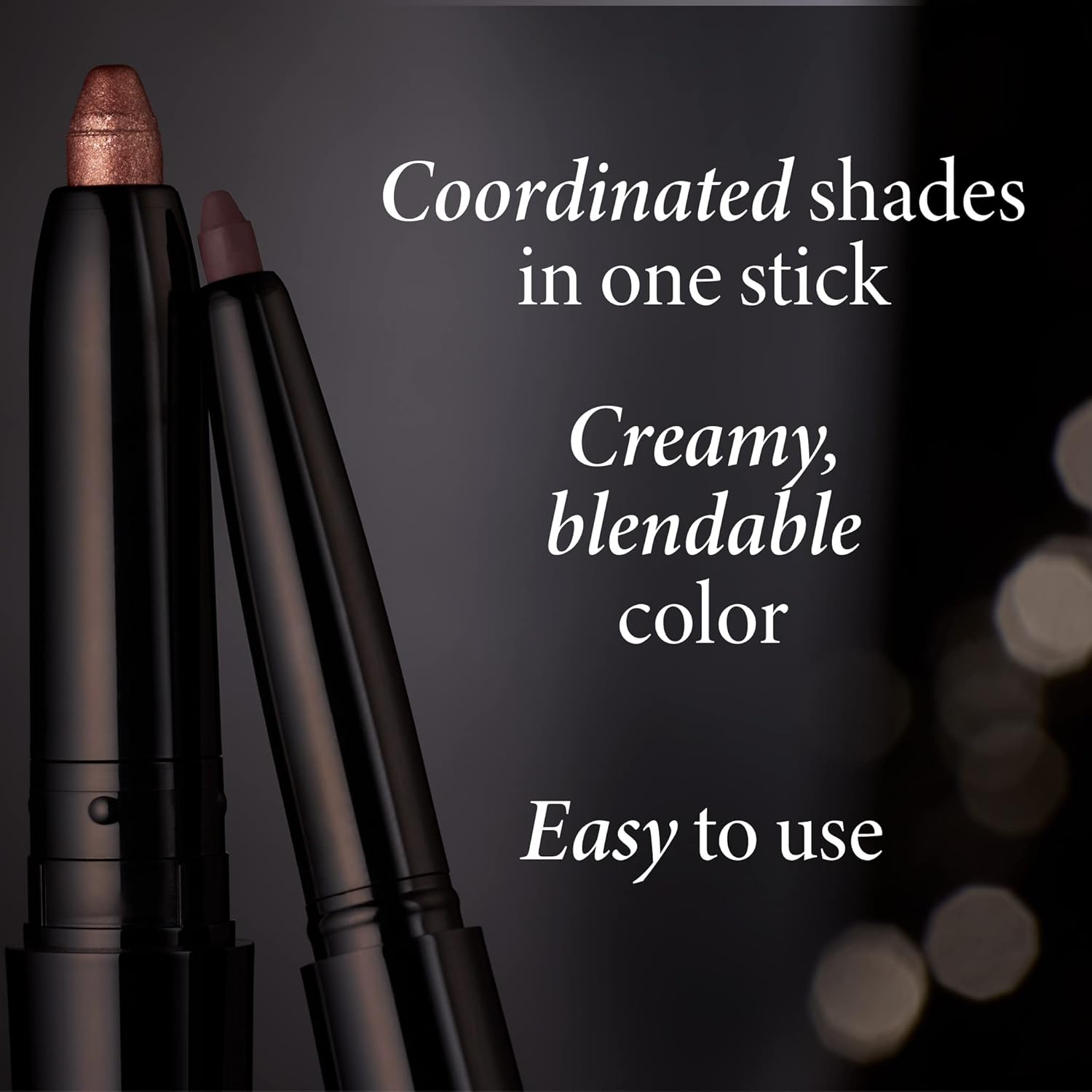 Laura Geller New York Swipe-N-Line Dual-Ended Eyeshadow + Eyeliner - Warm (Bronze/Copper) - Cream Eyeshadow & Smooth Glide Eyeliner - Waterproof & Crease-Free Color