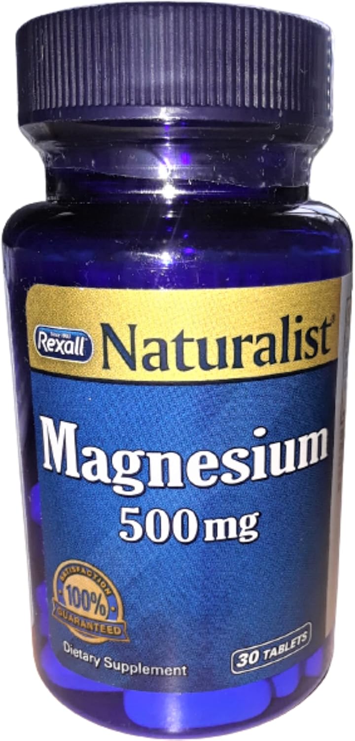 Rexall Magnesium 500 Mg - Tablets, 30 Ct : Health & Household