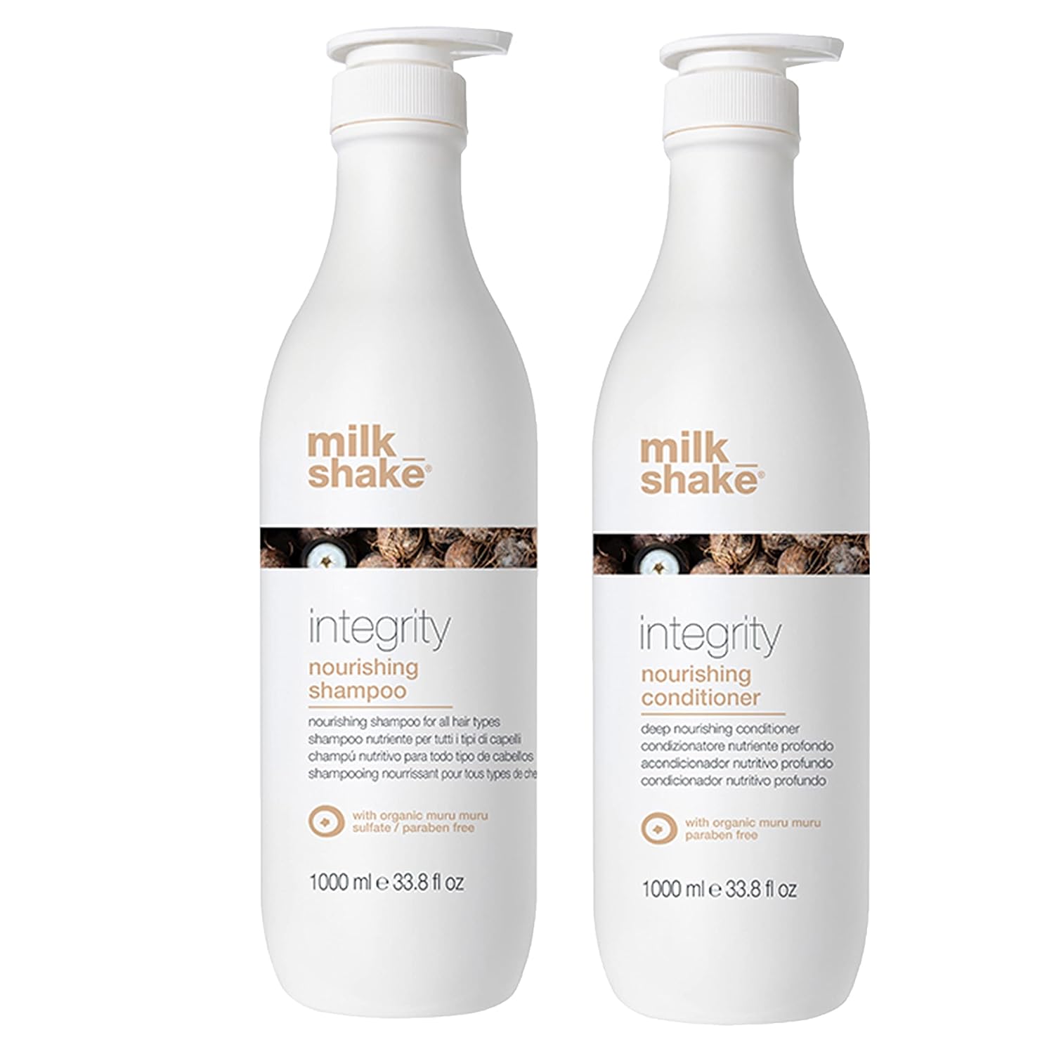 milk_shake Integrity Nourishing Conditioner - Anti Frizz Conditioner with Muru Muru Butter, Paraben Free, 33.8 Fl Oz : Beauty & Personal Care