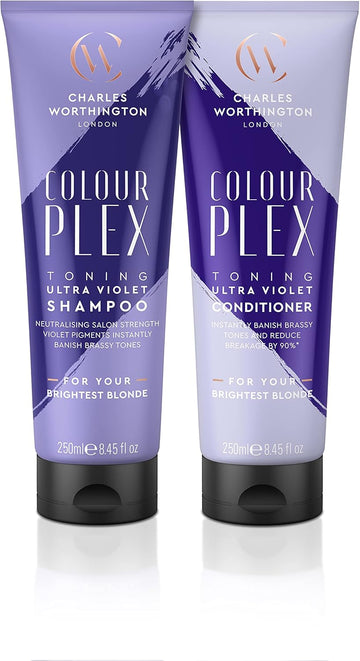 Charles Worthington Colourplex Toning Ultra Violet Shampoo With Conditioner