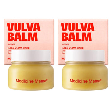 VMAGIC by Medicine Mama Organic Vulva Balm – Intimate Skin Care, Menopause Support - Relieves Feminine Dryness, Itching, Burning, Redness, Irritation – Hormone Free – 2-pack (2 Oz ea)