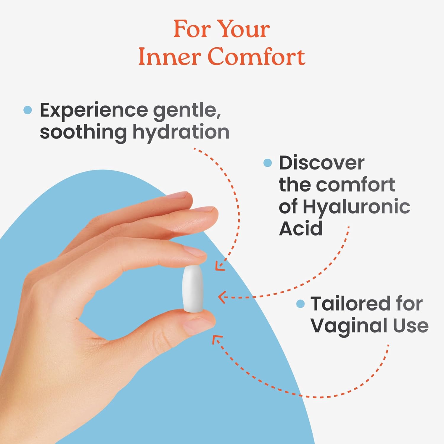 NewLife Naturals Hyaluronic Acid Vaginal Suppositories for Dryness | Vaginal Dryness Moisturizer | Hyaluronic Acid Suppositories for Women | USA-Made Relief for Menopause, 12 Inserts, 30-Day Supply : Health & Household