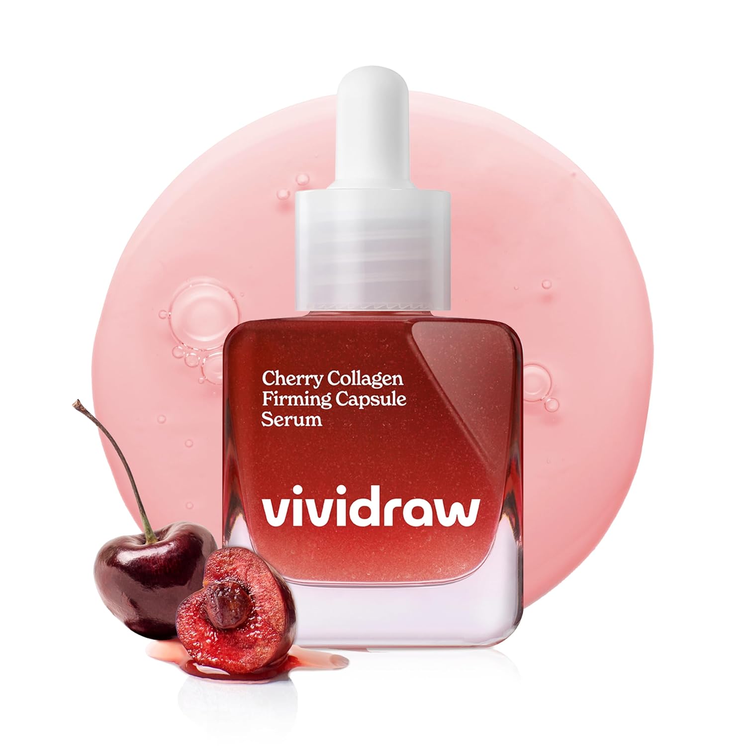 Cherry Collagen Firming Capsule Serum | Korean Anti-Aging Serum For Face With Collagen & Bakuchiol | Glow Skin | Enhances Radiance | Minimizes Fine Lines | Cruelty-Free (40Ml, 1.35 Fl. Oz.)