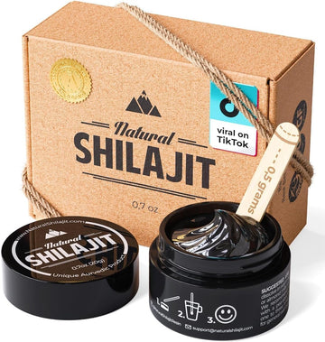 Natural Shilajit Resin - Shilajit For Men & Women With Fulvic Acid & Trace Minerals, Plant Based Nutrients For Energy, Immune Support & Vitality (Natural Shilajit Resin)